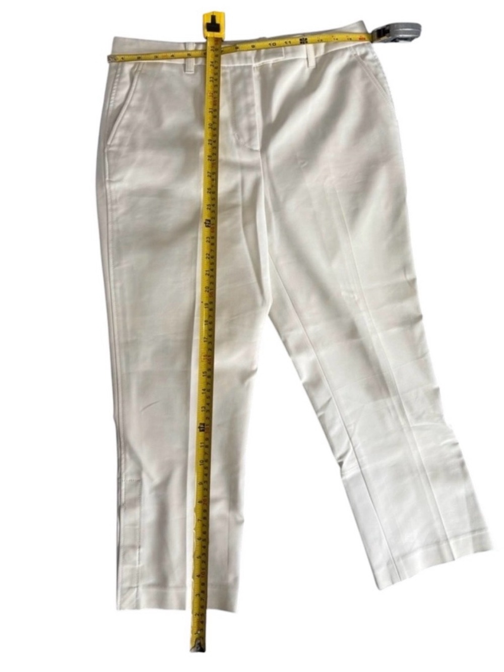 3.1 Phillip Lim Ivory Cotton Blend Pants Size 8 - Picture 8 of 9